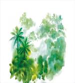Watercolor Forest Image