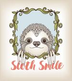 Animal Floral Frame