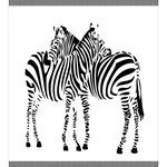 2 Zebras Silhouette artwork