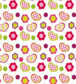 Patchwork Flowers Hearts