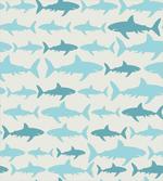 Swimming Sharks in Sea