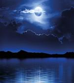 Fantasy Moon Calm Water