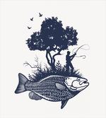 Man on Fish Island