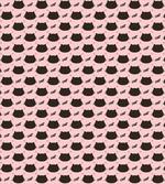 Head Silhouettes Dots Girly