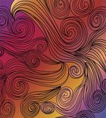Doodle Waves with Stripes