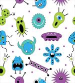 Colorful Monster Design Virus