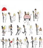 Cartoon Couple Funny artwork