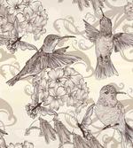 Old Birds and Flowers