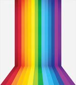 Shade of Rainbow Colors Line artwork
