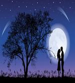 Romantic Man Woman Hug
