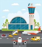 Cartoon Airfield Elements