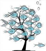 Sea Animals on Tree Theme