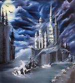 Island Castle Full Moon