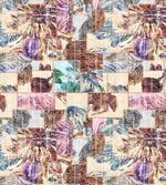 Grunge Abstract Floral Art