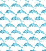 Aqua Dolphins Leaves