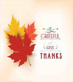 Maple Leaves with Phrase