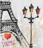 Grunge Eiffel Europe