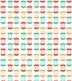 Apple Cores Retro Colors