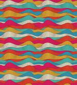 Retro Colorful Wave Design