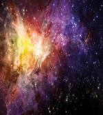 Outer Space Nebula View