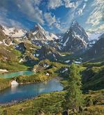 Snowy Mountain Lake