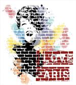Fashion Girl Graffiti