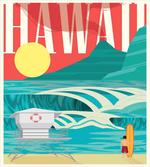 Hawaii Holiday Coast artwork