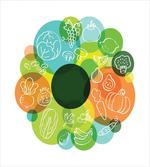 Doodle Vegan Pattern