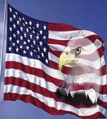 Bless America Flag artwork