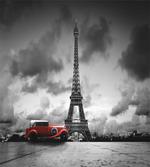 French Car Dark Clouds