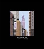 Cartoon Style New York