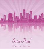 Saint Paul USA Cityscape
