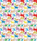 Abstract Stallions Wild