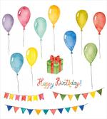 Watercolor Birthday
