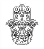 Fish Flowers Evil Eye artwork