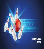 Strike Red Ball Pins