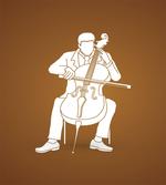 Man Musician Plays Instrument
