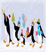 Penguins in Caps