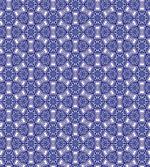Indigo Floral Geometric
