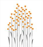 Yellow Daisies Leaves