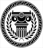 Column Laurel Wreath artwork