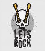 Human Skull Guitar