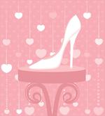 Classy Female Shoe Heart artwork