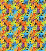 Color Splashes Funky artwork