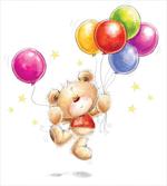 Teddy Bear with Baloon