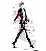 Woman Catwalk