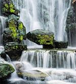 Waterfall with Rocks