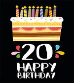 Party Cake Candles artwork