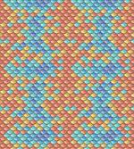 Abstract Mermaid Pattern