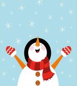 Santa Snowflakes Joy